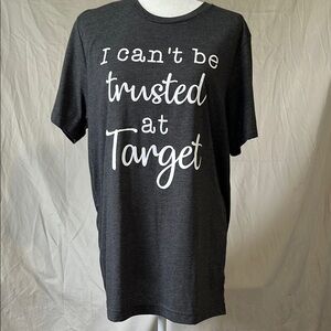 Graphic Tee with Fun Slogan Size L